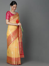 Featuring A Sheer Textured Saree With Butti All Over Highlighted With 2 Borders